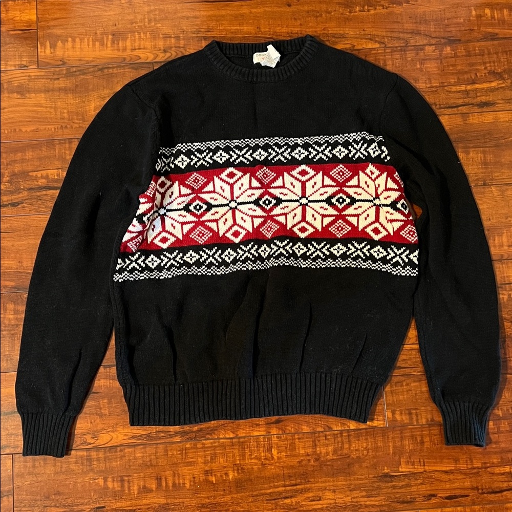 Dockers Black Knit Sweater | Size Small